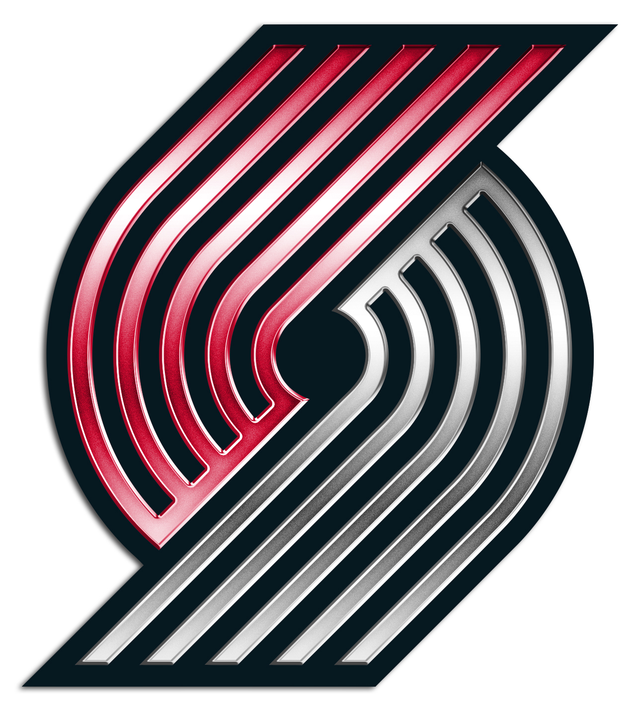 Portland Trail Blazers Crystal Logo iron on paper